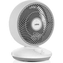Hakay 25W Enerji Tasarruflu Masaüstü Fan, 3 Kademeli Hız ve Ayarlanabilir Başlık