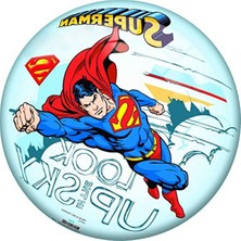 Hakay 23 cm Eğitici Superman Temalı Top