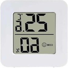 Hakay 45MM Mini Nem Sıcaklık Ölçer, Dijital Ekranlı Hava Durumu