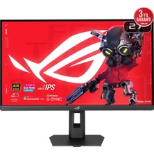 Asus Rog Strıx XG27UCSR 27 Dual Mode Fast IPS Freesync ve G-Sync Uyumlu Hdr 3840X2160 0.3ms 4K-160Hz/FHD 324Hz 400CD Dp HDMI Usb-C Yok Vesa 3yıl Elmb Sync Pıvot Hdr Monitör