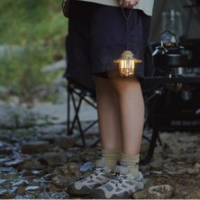 Hakay Vintage LED Kamp Lambası - Suya Dayanıklı, 4.000 Mah Pil