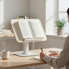 Hakay Katlanabilir Tablet ve Kitap Okuma Standı, Ergonomik Alüminyum Tasarım