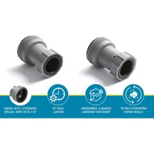 Hakay Filtre Pompası Hortum Adaptörü Seti - 38 mm ve 32 mm