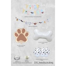 Hakay Kemik ve Pati Temalı Doğum Günü Balon Zinciri Seti, Sevimli Köpekler