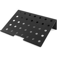 Hakay Ergonomik Soğutmalı Laptop Standı, Metal Tasarım, Siyah Renk