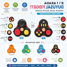 Hakay Ergonomik Tasarımlı 8 Fonksiyonlu Duyusal Fidget Stres Çarkı