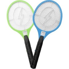 Hakay 2 Adet Elektrikli Pilli Sinek Öldürücü Raket, 25 cm Genişlik ve 45 cm Yükseklik