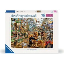 Hakay Yetişkinler Için 1000 Parça Müzede Kaos Puzzle