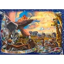 Hakay 1000 Parçalı Aslan Kral Temalı Eğlenceli Puzzle