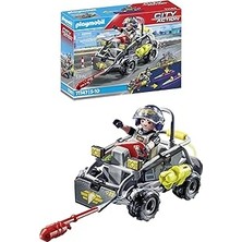 Renas Store Playmobil City Action 71147 Swat-Multi-Terrain-Quad, Dönüştürülebilir Sürat Teknesi, 5 Yaş ve Üzeri Çocuklar Için Oyuncak