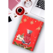 Hakay A5 Spiralli Defter - Yeni Yıl Temalı, 96 Sayfa Çizgisiz