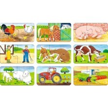 Hakay Çiftlik Temalı 9 x 2 Parça Puzzle