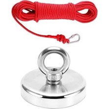 Hakay 20 Metre Halat ile Neodyum Pot Mıknatıs Seti - Magnet Fishing