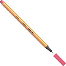 Hakay Stabilo Point 88 0,4mm Fineliner Kalem Gül Kurusu Pembe N:17