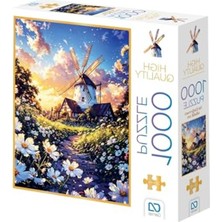 Hakay 1000 Parça Yel Değirmeni Puzzle, 2.2 mm Kalınlık