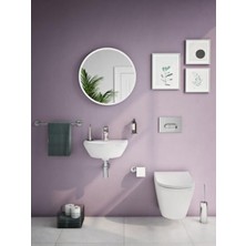 Hakay Krom Lavabo Bataryası - 120 mm Çıkış Ucu, 90 mm Yükseklik