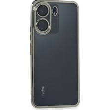 Renas Store Xiaomi Redmi 13C Kılıf Razer Lensli Silikon - Gümüş