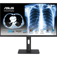 Asus Klinik Monitör MH2741A 27 IPS 3.6mp 2560X1440 5ms 75Hz 350CD Dp HDMI Usb-C Yok Vesa 3yıl Aglr Dıcom Part 14 Gsdf Dıcom Ön Ayarı Otomatik Kalibrasyon Jnd <%10 Antibakteriyal Kaplama Daısy Chaın