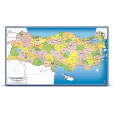 Hakay Türkiye Siyasi Haritası, 81 Parça Frame Puzzle ile Eğlenceli Bilgi Edinimi