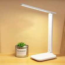 Hakay Kısılabilir LED Masa Lambası, Dokunmatik Kontrol, 3 Renk ve 10 Parlaklık Seçeneği