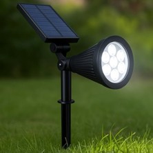 Hakay Güneş Enerjili 7W LED Bahçe Aydınlatma Lambası