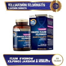 Hakay Kadınlar Için Multivitamin Takviyesi - 14 Vitamin ve 8 Mineral, 60 Tablet, Vegan