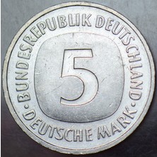 Banknoting Almanya 5 Mark 1989 F.