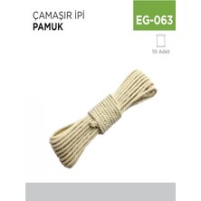 İnci Çelik Aksesuar Çamaşır Ipi Pamuk