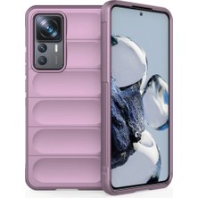 Renas Store Xiaomi Mi 12T Pro Kılıf Optimum Silikon - Mor