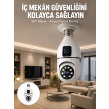 Eco Lounge Tak Çalıştır Ampul Kamera – Full Hd 1080P Kablosuz Güvenlik Çözümü Yeni Nesil