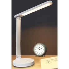 Semel PS-1912 Şarjlı 40 LED Çalışma Okuma Işığı Kademeli Masa Lambası Ayarlanabilir Renk Tonu ve Parlaklık