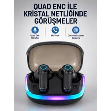 Bluetooth 5.4 Kablosuz Kulaklıkquad Enc Mikrofonlu Tws Kulaklık Midastech