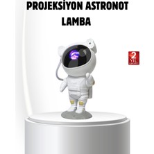 Semel Bluetooth Müzikli Astronot Projeksiyon Lambası Yıldız ve Ay Efektli