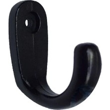 Semel Büyük Tekli Fincan Askı, Dekor Askısı - Siyah, 100 Adet, 12X23X30 mm