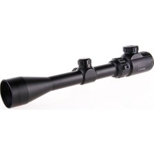 Semel 3-9X40 Zoomlu Çıft Işıklı Av Tüfeği Dürbünü Montaj Kelepçeli