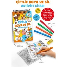 KSB Store Çiftlik - Boya ve Sil Aktivite Kitabı / 3 Yaş +
