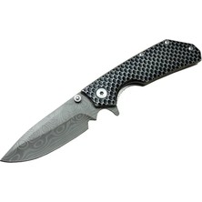 Semel Damascus Dms 2 16 Gri Kamp Çakı 21CM- Yarı Otomatik, Kemerlikli, Metal Sap