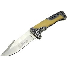 Semel Columbia A3157C Av / Kamp Çakı 23 cm - Sedef Işlemeli Saplı