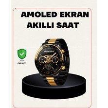 Semel Amoled Akıllı Saat Manyetik Şarj Gps Destekli Spor ve Günlük Kullanım
