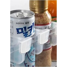 CATEKSSS 10 Adet Çok Fonksiyonlu Buzdolabı ve Dolap Raf Ayırıcı – Organizer Bölme Aparatı (Şeffaf) Plastik Cn