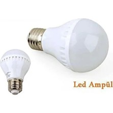 CATEKSSS Ev Tipi LED Lamba Ampul Aydınlatma Tasarruflu 15W 5ADET Ampül Turuncu