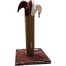 Alvera Kedi Tırmalama Tahtası 70 cm Bordo