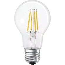 CATEKSSS Flament 4W 2700K A60 LED Ampul Kırılmaz Gövde Dim Edilebilir Beyaz