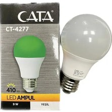 CATEKSSS Yeşil 9W Renkli LED Ampul