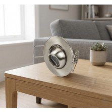 Eco Lounge 1 Adet Cata Ct 5268 Ufo Yıldız 1.5W Sıva Altı LED Spot Satin Kasa Beyaz Işık 6400K