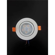 CATEKSSS Horoz: Cob LED 5 Watt Beyaz Kasa Sarı Işık Sonia-5 Horoz 2700K