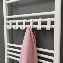 CATEKSSS Havlupan Askısı-6 Adet-Bornoz, Havlu, Kıyafet Askısı-Havlupan Duşa Kabin Askı Aparatı. Duşa Kabin Be