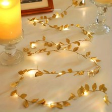 Eco Lounge 3 Metre Yaldızlı Gold LED Işık – Dekoratif Ortam Aydınlatması