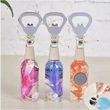 CATEKSSS Şişe Tasarımlı Soda, Gazoz Açacağı, Şişe Açacağı, Magnetli, Dekoratif, Pratik Çok Renkli