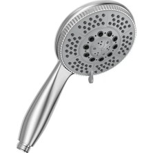 CATEKSSS Elvis 5 Fonksiyonlu Banyo Duş Başlığı Ergonomik Su Tasarruflu Banyo Duş Telefon Gri Plastik